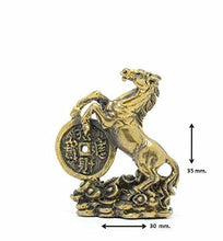 Load image into Gallery viewer, Thai Amulets statue Spirit Horse Brass Figurine Magic Rare Power Lucky Charm