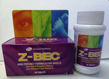 Load image into Gallery viewer, 2x Zinc Z-BEC Vitamins &amp; Minerals Multivitamin Health Sleep Aid HIGH POTENCY