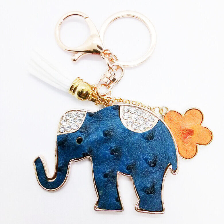 Elephant Keyring Adorn Beauty Charm cute keychain animal lover Thailand Ver.15