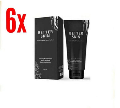6x Nourishing Skin perfect night body lotion Ginseng Extract Whitening Clear