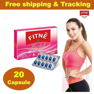 Fitne Herbal Capsules Weight Loss Diet Fat Burn Slimming Fit Detox 20 Capsules