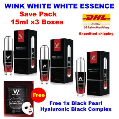 3x Wink Essence Serum Nourish Clear Face Radiant Aura Smooth Skin