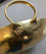 Load image into Gallery viewer, Thai Traditional Wok Brass Pan Home Cooking Food Dessert Katathong Size XL 53cm