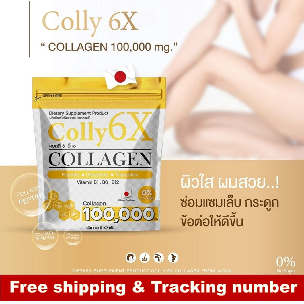 Colly 6X Collagen 100,000mg Multi Vitamin Reduce Wrinkles Nourish Joint Bone