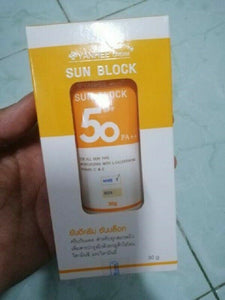 5X Yanhee sun block SPF 50 PA++ Sunscreen Cream SkinCare L-Glutathione Vitamin