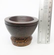 Load image into Gallery viewer, Small Mortar Pestle Wood Mini Wooden Thai Grinder Pill Crusher Handcraft Cute 3&quot;