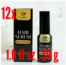 Load image into Gallery viewer, 12x Hair Serum Protein Vitamin nourish restore protect reduce Hair growth