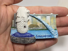 Load image into Gallery viewer, Merlion, SINGAPORE Souvenir Collection 3D Fridge Refrigerator Magnet Hand Made