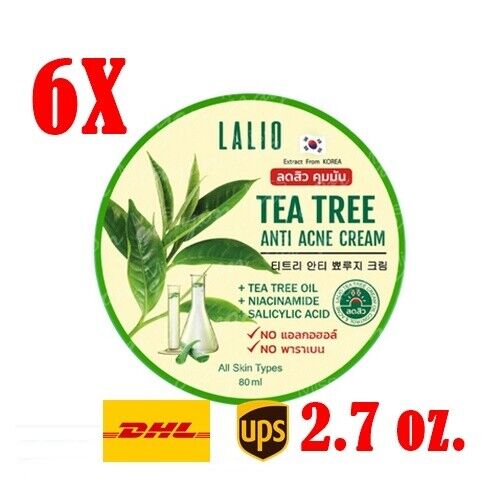 6X Tea Tree Cream Skin Discoloration Hyperpigmentation Anti Acne Face Mask 2.7oz