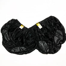 Load image into Gallery viewer, x2 Vintage Panties Nylon Lace Silky Bikini Hi Briefs Knicker Black Underwear LL