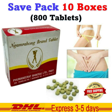 10x Thai Herbal Tea Ngamrahong Senna Laxative Slimming Weight Control