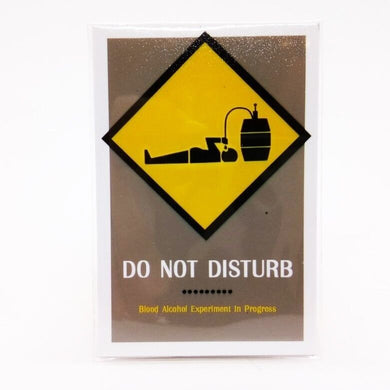 Do Not Disturb Magnet Funny Joke Design Vintage Poster Fridge Collectible