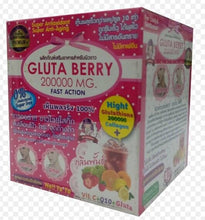 Load image into Gallery viewer, Gluta Berry 200000mg Drink PUNCH Reduce Freckles Dewvy Radiance Smooth Skin