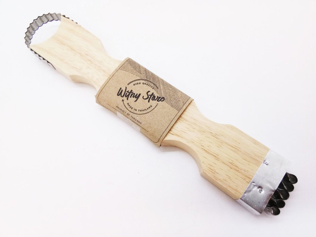 Thai Tools Kitchen Coconut Scraper Wood Shredder Vintage Grater Handmade Wooden
