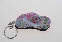 Load image into Gallery viewer, MINI SANDAL Key Chain Fabric ver.3 fancy Idea Handcraft Keyring Lighter Holders