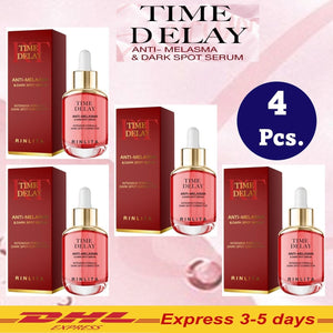 4x Rinlita Time Delay Serum Anti Melasma Anti Aging Aura Smooth Licorice 30ml