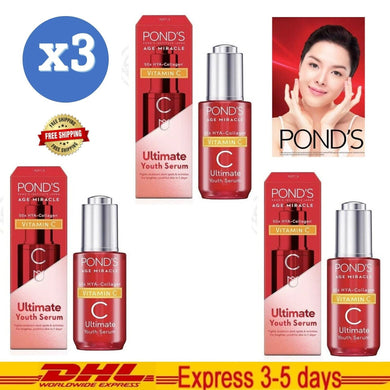 3x Pond's Age Miracle Ultimate Youth Essence Hya Collagen Reduce Wrinkles 30g