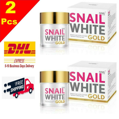 2x Namu Life Snail Gold Anti-Aging Restore Repair Facial Radiance Smooth Skin
