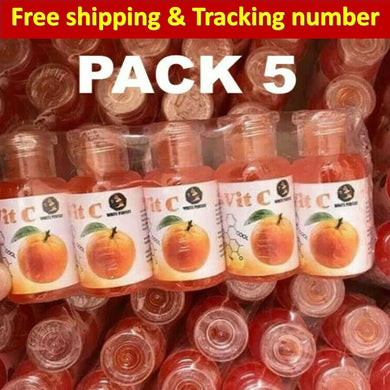 5x Serum Vit C Ginseng Perfect Serum Body Aura Radiance Smooth Skin Care 30ml