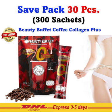 30X BEAUTY BUFFET COFFEE COLLAGEN PLUS Weight Manage Fiber Anti Agin Beauty Skin