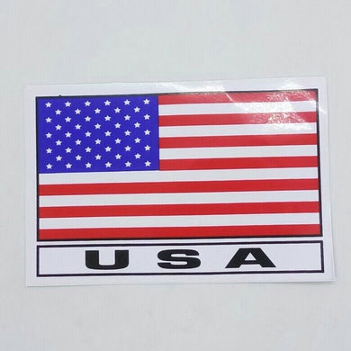 Sticker National flag USA Label Prohibition & Warning Funny Signs United States