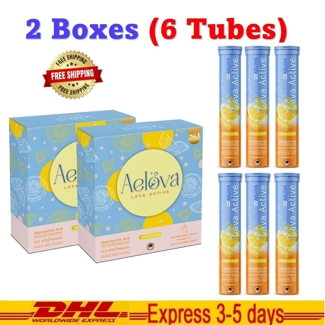 6 Tubes AELOVA Dietary Supplement Product Weight Control Effervescent Tighten