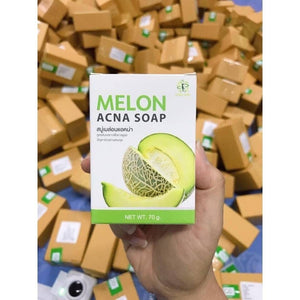 Melon Gluta Soap for Acne Back Body Acne Mark Fungus Ringworm Eczema 70g