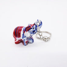 Load image into Gallery viewer, Little Elephant Keyring Resin V.3 Miniature Handmade Fancy Key Collectible Gift