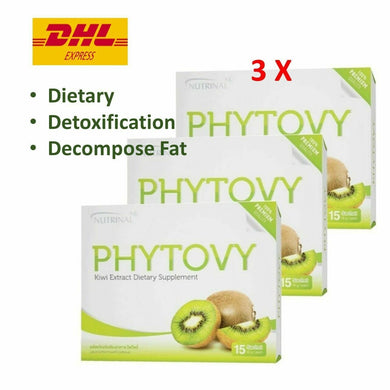 3X Phytovy Detoxification Weight Control Kiwi Decompose Fat Burner Supplement