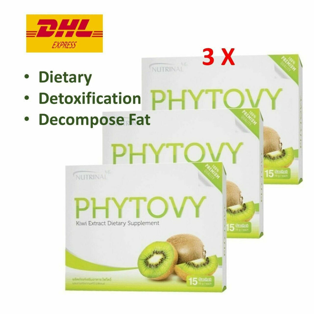 3X Phytovy Detoxification Weight Control Kiwi Decompose Fat Burner Supplement
