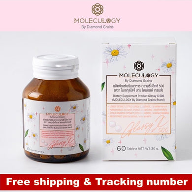 Moleculogy by Diamond Grains Glassy X 500 Dietary Supplement Bright Skin 60Caps