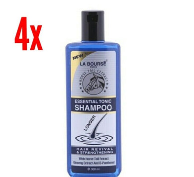 4x Paris Hair Regrowth Revital & Strengthening Tonic Hair control Shampoo 300ml