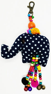 Fabric Cute Animal Elephant Doll Pattern Scotch Keyring Sewing Charm Lover