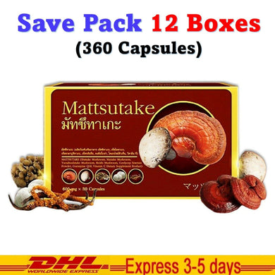 12x Mattsutake FOR IMMUNE HEALTH Super Anti Oxidant Five Mushroom Extract DHL