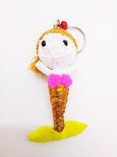 Load image into Gallery viewer, Little Mermaid Handmade Rope Keyring Charm Cute Souvenir miniature