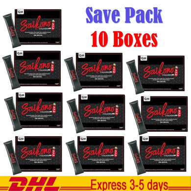 10x SAIKONO Fish Collagen Gluta Radiance Skin Antioxidants Anti Aging Wrinkles
