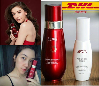 SET SEWA Insam Essence 120ml + Age White Serum Poreless Brightening Dark Spots