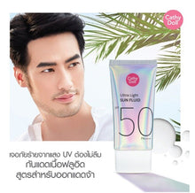 Load image into Gallery viewer, 3x Sun Protection Utra Light Fluid SPF50 PA++++ sunblock for face UVA &amp; UVB 40ml