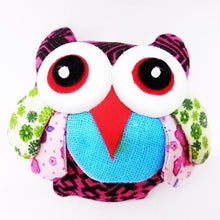 Load image into Gallery viewer, Keyring Owl V.3 Hand Sewing Doll Charm Cute Keychain Animal Lover Vintage Gift