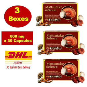 3x Mattsutake Multi Mushroom Extract Q10 Vitamin C Super Antioxidant Immune