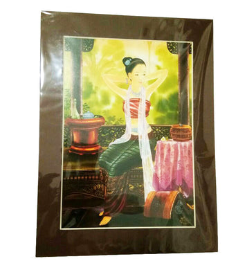 Classic Women Beauty Anteque Literature Ver.6 Arts Wall Home Decor Picture Frame