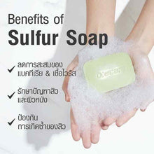 Load image into Gallery viewer, 3x Oxe&#39;Cure Sulfur Soap Clean and Reduce Acne Treatment on Back Chest Skin 100g