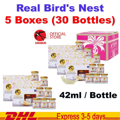 30 Bottles Real Bird's Nest Drinks Collagen Natural Nourishing Health 42ml