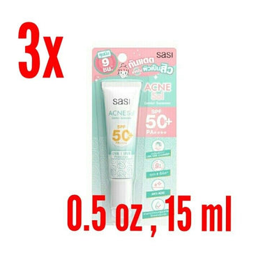 3x Nourishing moisturizer Acne Comfort Sunscreen SPF50+ PA++++ Face smooth skin