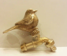 Load image into Gallery viewer, Brass Garden Tap Faucet Bird Spigot Antique Vintage Water HomeDecor Yard Outdoor