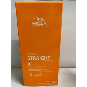 6x WELLA Straight Hair Mild C/S Resistant Creatine Cream Wellastrate Hair Care