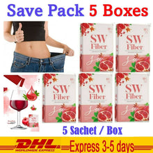 Load image into Gallery viewer, 5x SOWI SW FIBER Detox Block Burn Diet Weight Loss Digestive Slimming