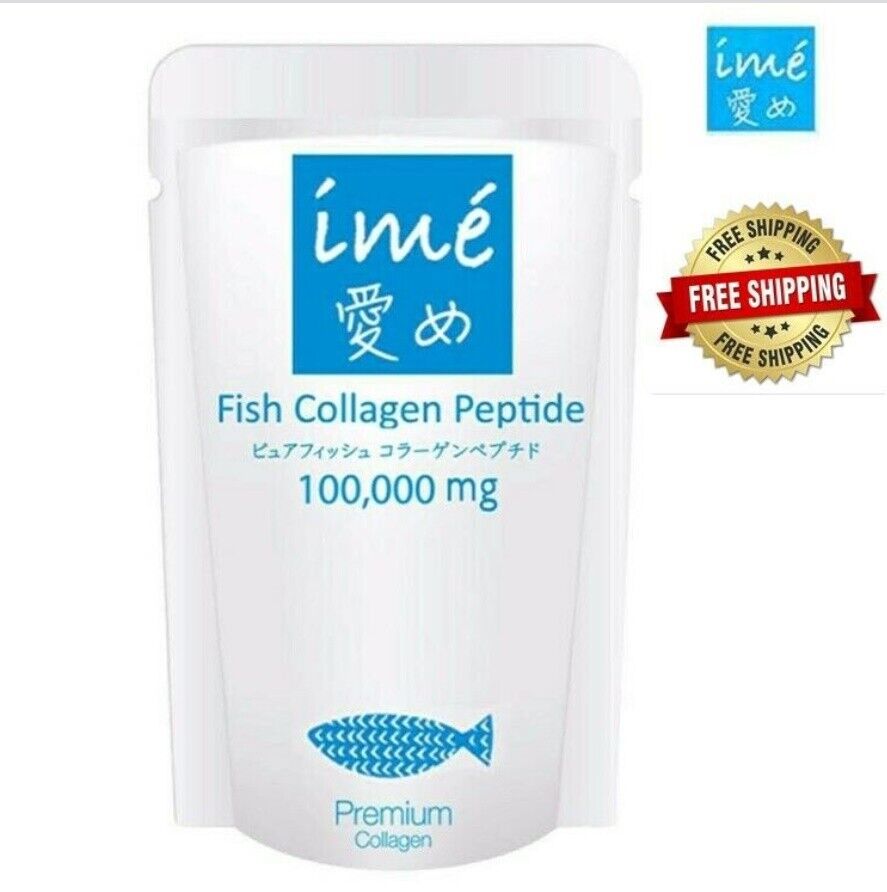 Ime Japanese Fish Collagen Peptides Pure 100% Powder Anti-Aging Radiant 100 g
