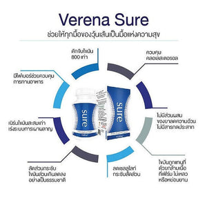 3x Dietary Supplement Sure Verena Fat Burn Eliminate Excess Weight Loss Slim