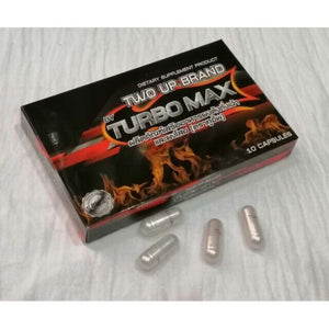 10cap Turbo Max Herbs Men Healthy Two Up Brand Restores Stamina Sexual Function